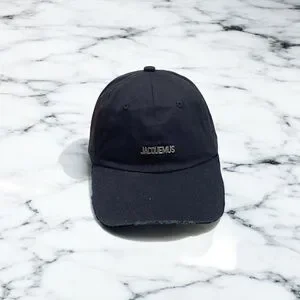 Jacquemus | Accessories | Jacquemus Black Frayed Edge Hat  display picture 1